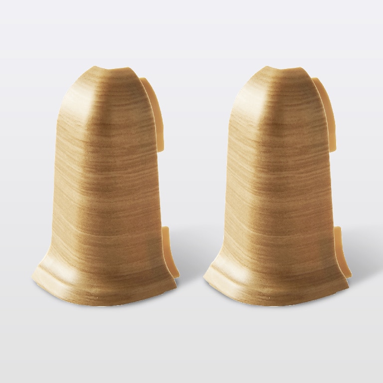 Coltar plinta, PVC, lemn, exterior, 56.7 x 29.3 mm  GoodHome