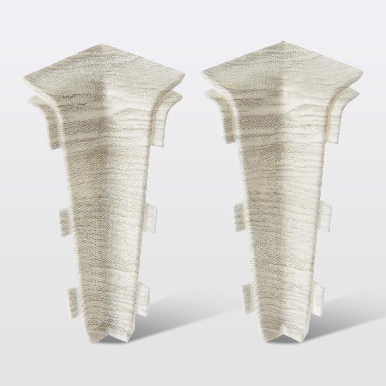 Colt plinta parchet, PVC, lemn,75 x 31 mm  GoodHome