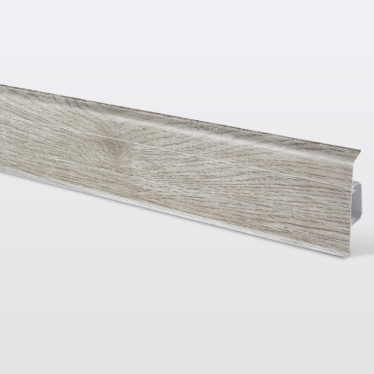 Plinta GoodHome, PVC, Decor 635, 220x7.5 cm, grosime 24 mm, grej