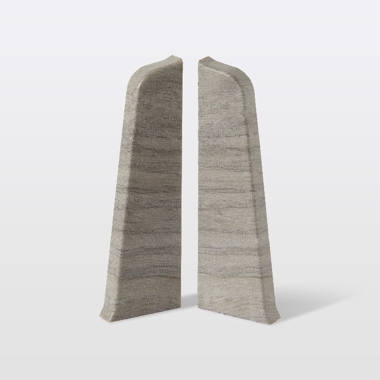 Colt plinta parchet, PVC, gri, 24 x 75 x 24 mm GoodHome