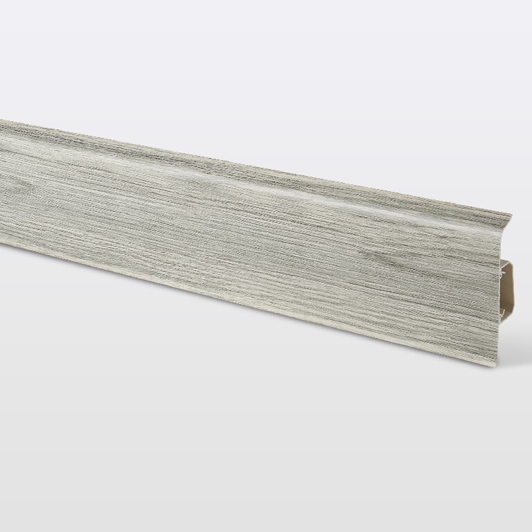 Plinta GoodHome, PVC, Decor 660, 220x7.5 cm, grosime 24 mm, grej