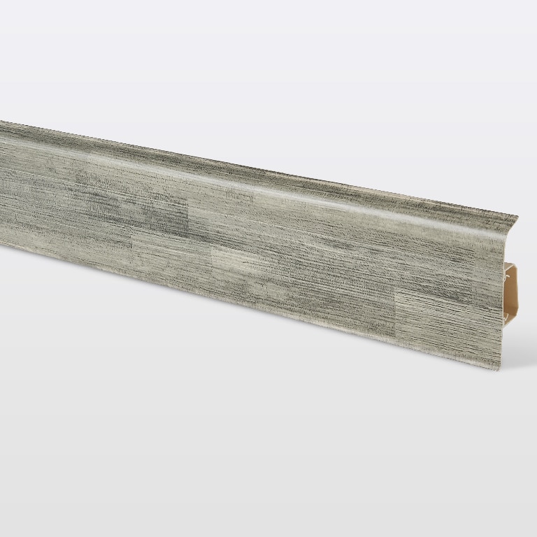 Plinta GoodHome, PVC, Decor 665, 220x7.5 cm, grosime 24 mm, gri