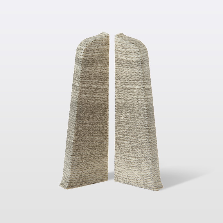 Coltar plinta, PVC, gri, 75 x 24 mm • GoodHome