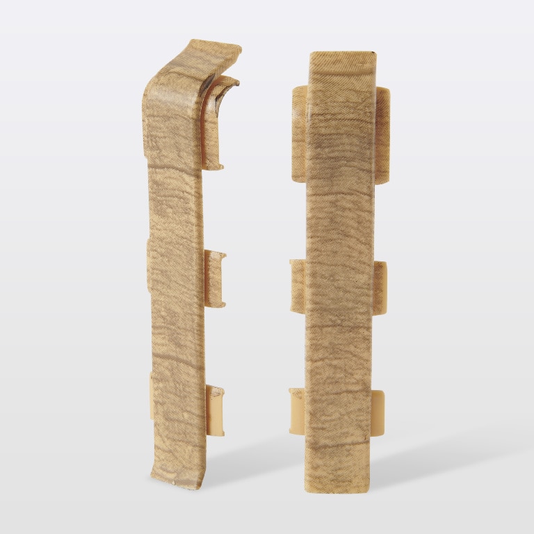 Accesorii imbinare plinta, PVC, lemn, 80 x 75 x 24 mm  GoodHome