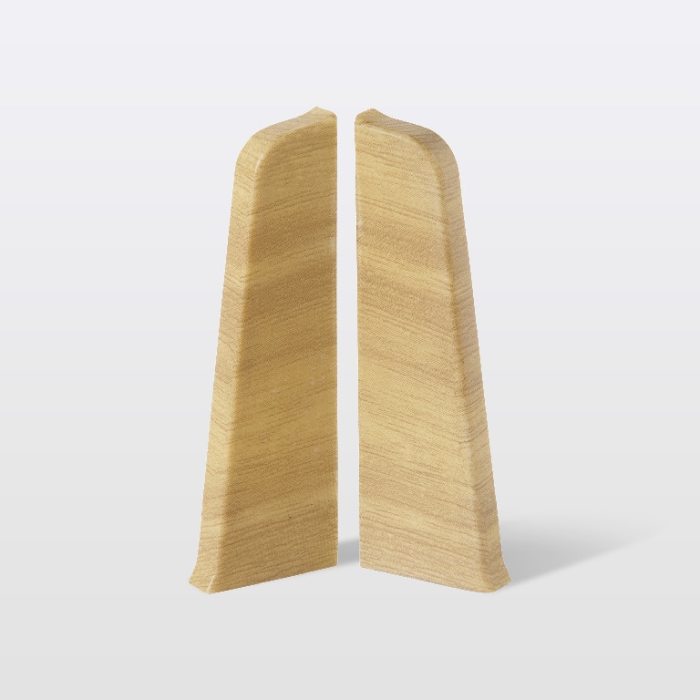 Coltar plinta, PVC, gri, 75 x 24 mm  GoodHome