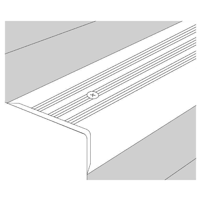 Profil GoodHome, 180x4 cm, argintiu inchis
