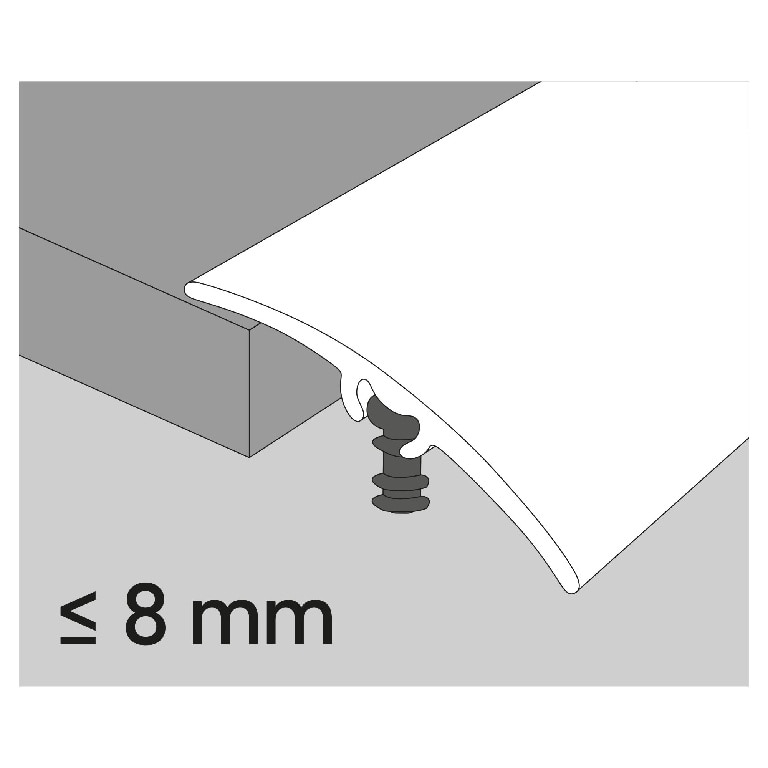 Profil de trecere, aluminiu, efect auriu mat, 93 x 3 cm x 1.2 mm • GoodHome