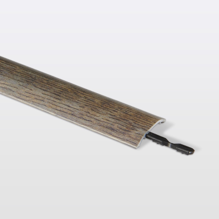 Profil de trecere, aluminiu, efect lemn, 93 x 3.7 cm x 1.2 mm • GoodHome TBC 148045