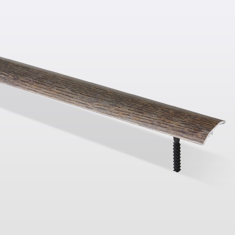 Profil de trecere, aluminiu, efect lemn, 93 x 3.7 cm x 1.2 mm • GoodHome TBC 148045