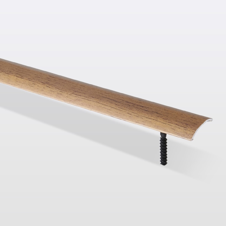 Profil de trecere, aluminiu, efect lemn, 93 x 3.7 cm x 1.2 mm• GoodHome TBC 148064