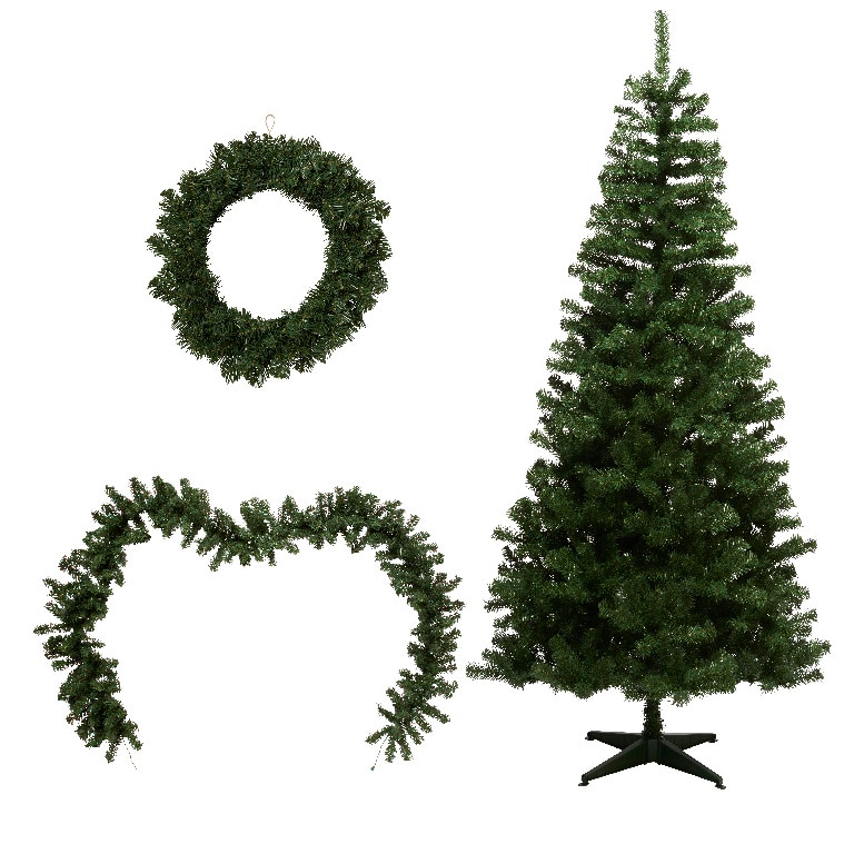Brad artificial UOFR8006, 213 cm, verde