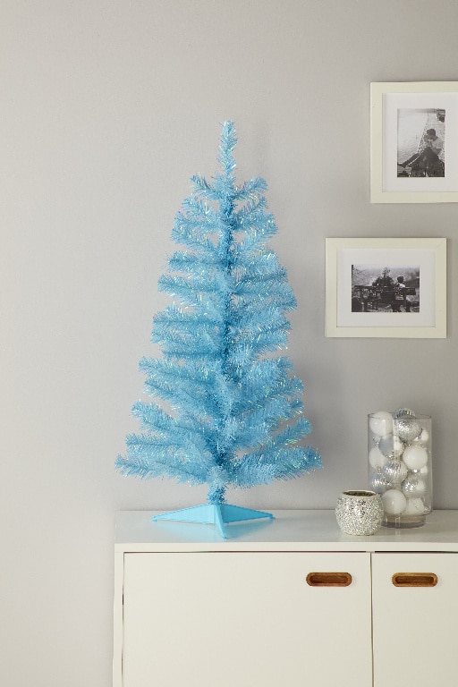 Brad artificial UOFR8004, 91 cm, albastru