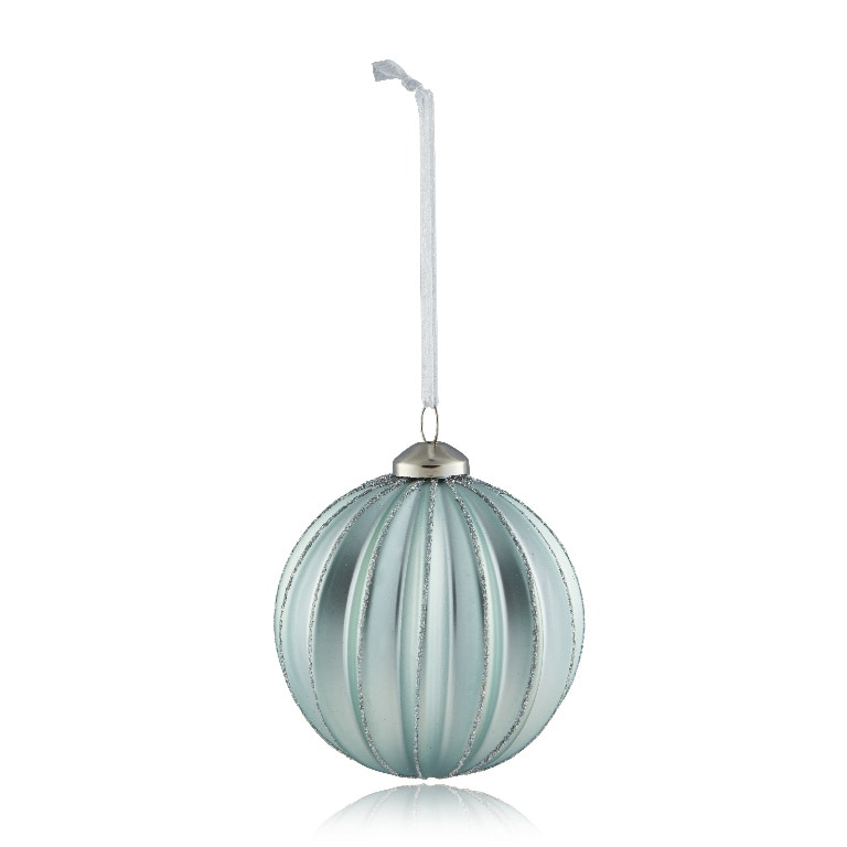 Glob Craciun dovleac, 8 cm, gri