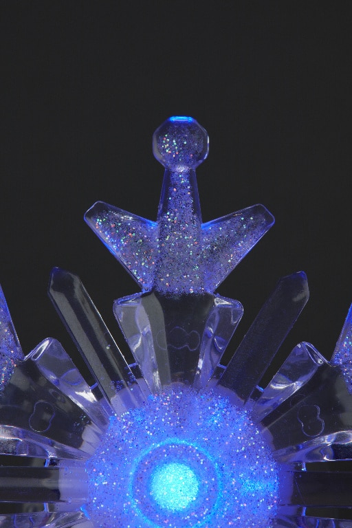 Decoratiune LED Fulg pentru geam, alb