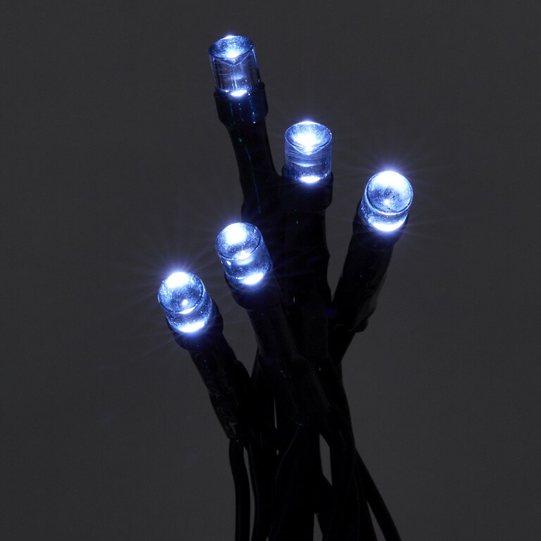 Ghirlanda luminoasa, 120 led-uri, 12.2 m, iluminare alb rece