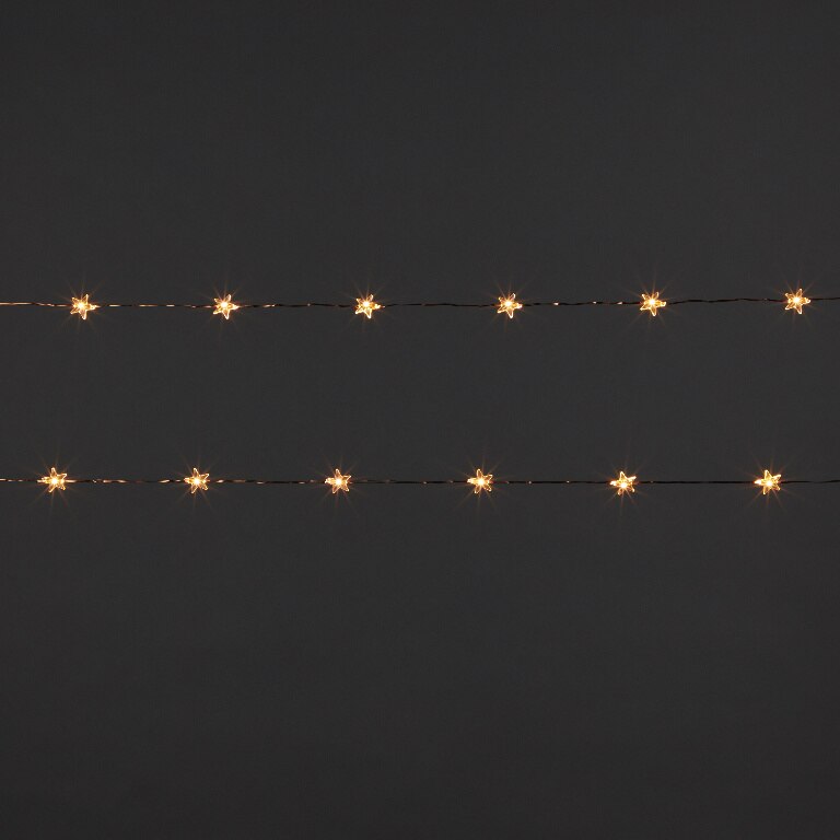 Ghirlanda luminoasa, 20 led-uri, 1.8 m, iluminare alb cald