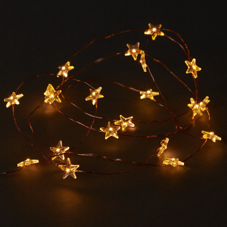 Ghirlanda luminoasa, 100 led-uri, 8 m, iluminare alb cald