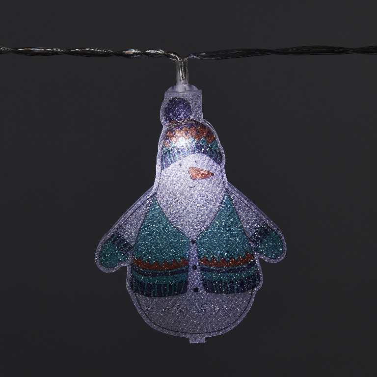 Instalatie Craciun interior/exterior figurine, 20 LED-uri, multicolor