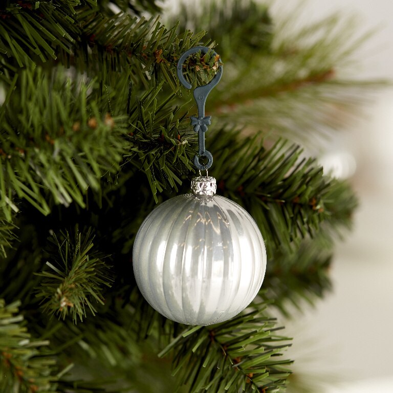 Set carlige decorative Craciun, verde inchis, 50 bucati