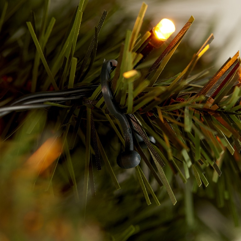 Accesoriu fixare instalatie, 30.8 mm, 20 bucati, verde