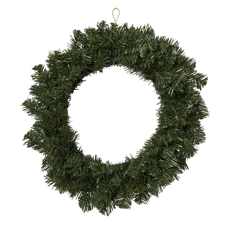 Coronita de Craciun pentru usa, 50 cm, verde