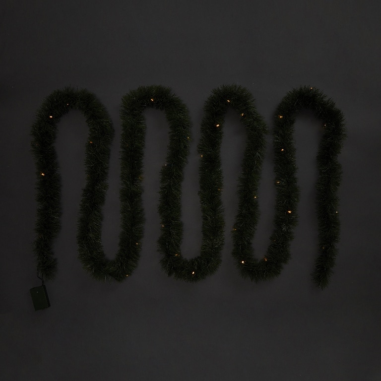 Ghirlanda luminoasa, 50 led-uri, 5.94 m, iluminare alb cald