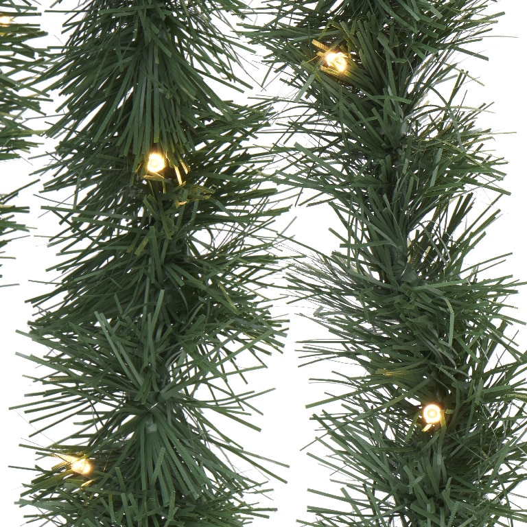 Ghirlanda luminoasa, 50 led-uri, 5.94 m, iluminare alb cald