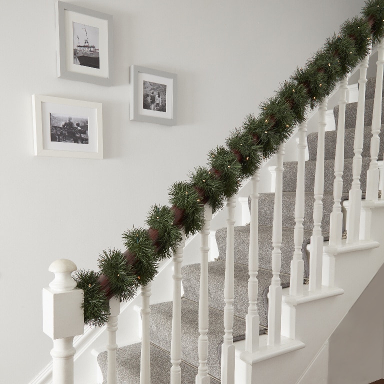 Ghirlanda luminoasa, 50 led-uri, 5.94 m, iluminare alb cald