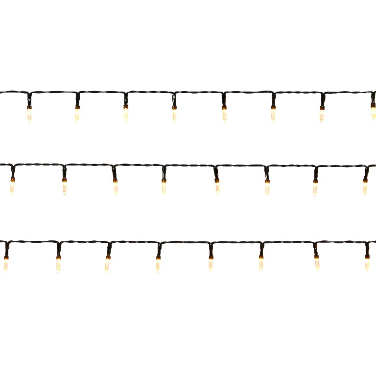 Instalatie de Craciun, 50 LED, 7 m, iluminare alb cald