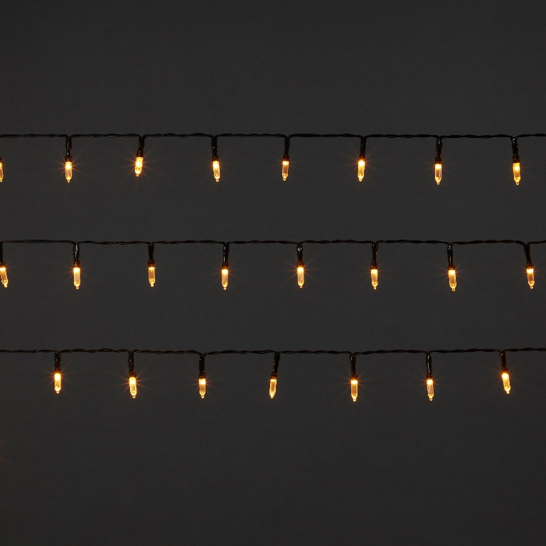 Instalatie de Craciun, 120 LED, 11 m, iluminare alb cald