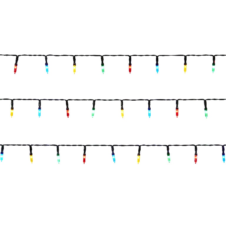 Instalatie de Craciun, 120 LED, 11 m, iluminare color