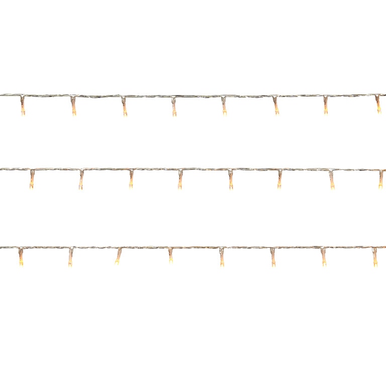 Instalatie de Craciun, 120 LED, 11 m, iluminare alb cald