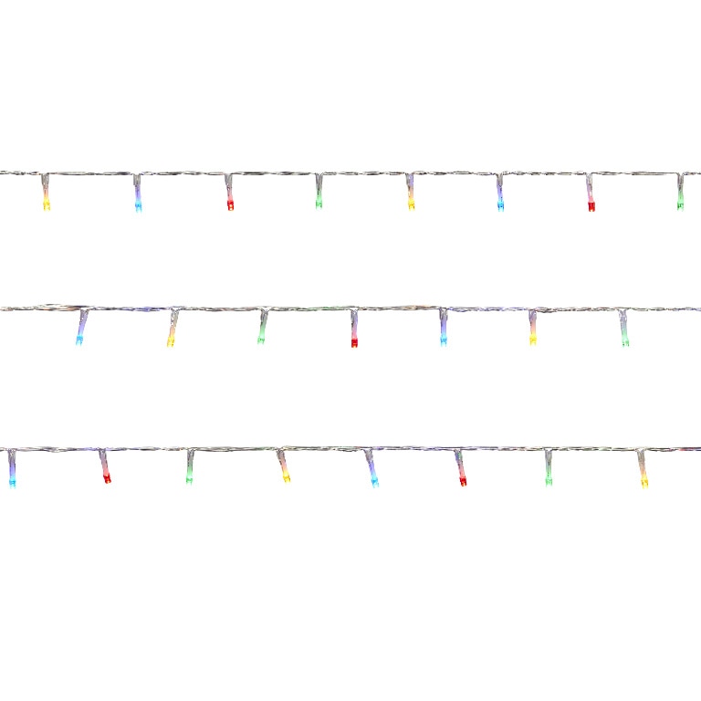 Instalatie de Craciun, 120 LED, 4 m, iluminare color
