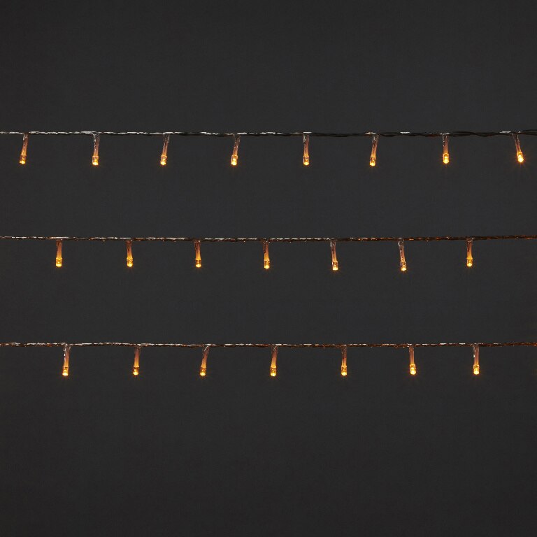 Instalatie de Craciun, 240 LED, 20 m, iluminare alb cald