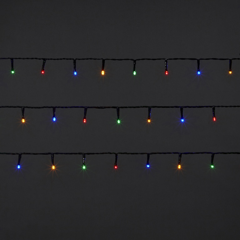 Instalatie de Craciun, 240 LED, 20 m, iluminare color