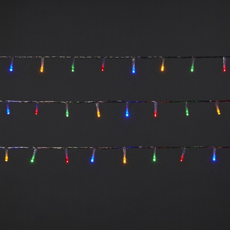 Instalatie de Craciun, 240 LED, 20 m, iluminare color