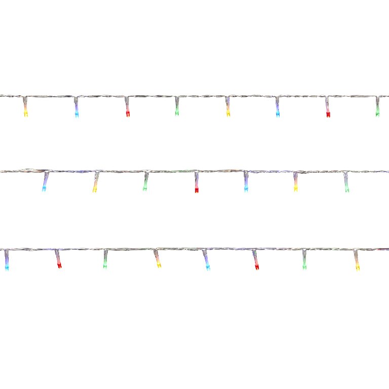 Instalatie de Craciun, 240 LED, 20 m, iluminare color