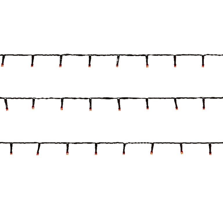 Instalatie Craciun exterior, 240 LED-uri, 20.3 m, rosu