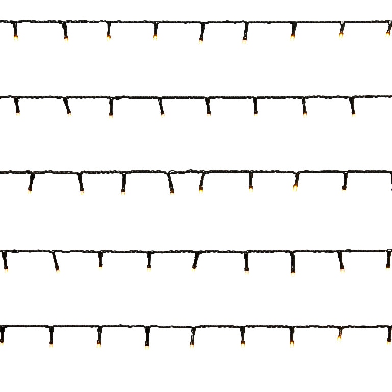 Instalatie de Craciun, 400 LED, 35 m, iluminare alb cald