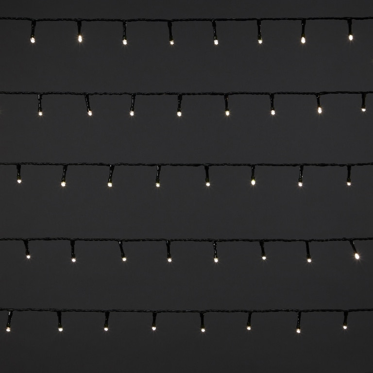 Instalatie de Craciun, 400 LED, 35 m, iluminare alb rece