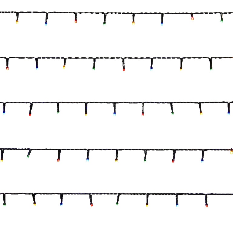 Instalatie de Craciun, 400 LED, 35 m, iluminare color