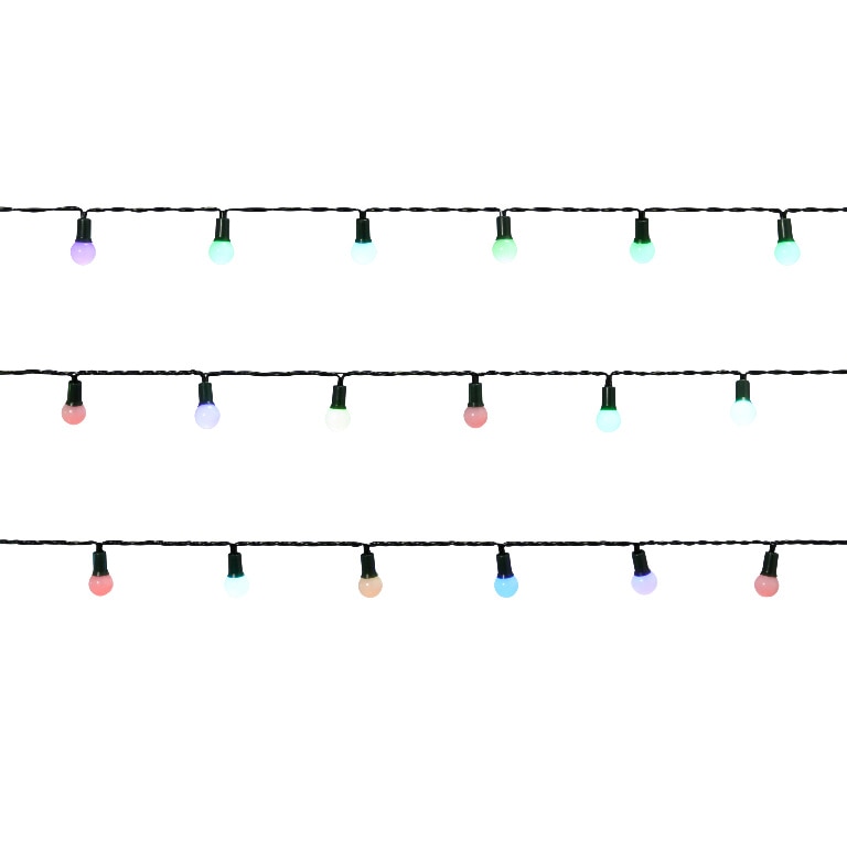 Instalatie de Craciun, 120 LED, 13 m, iluminare color