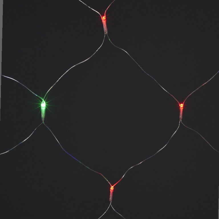 Perdea luminoasa, 120 LED, 2x1.5 m, iluminare color