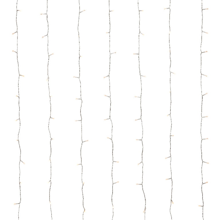 Perdea luminoasa, 240 LED, 13.5 m, iluminare alb cald