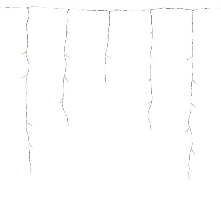 Perdea luminoasa turturi, 300 LED, 22 m, iluminare alb cald