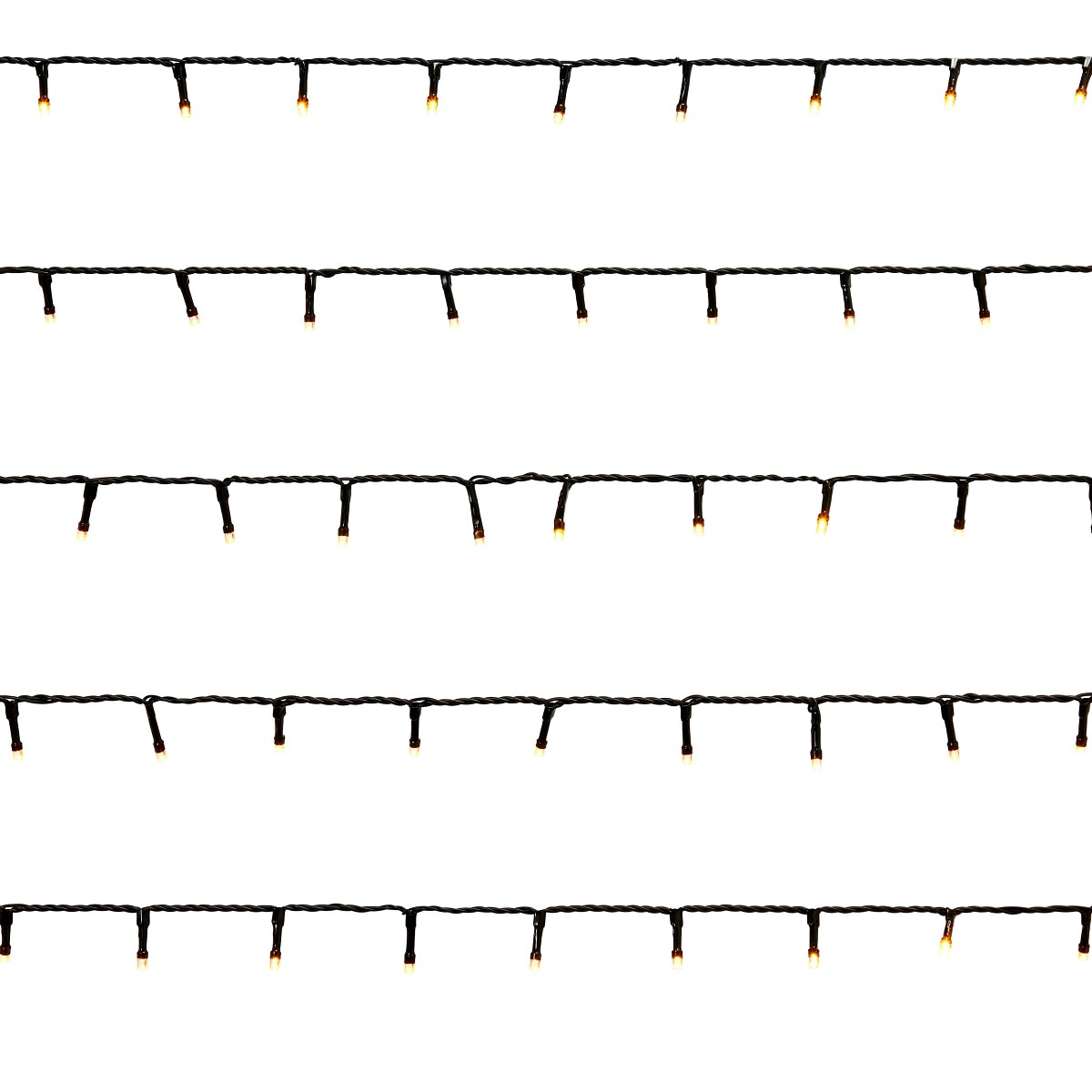 Instalatie de Craciun, 720 LED, 55 m, iluminare alb cald