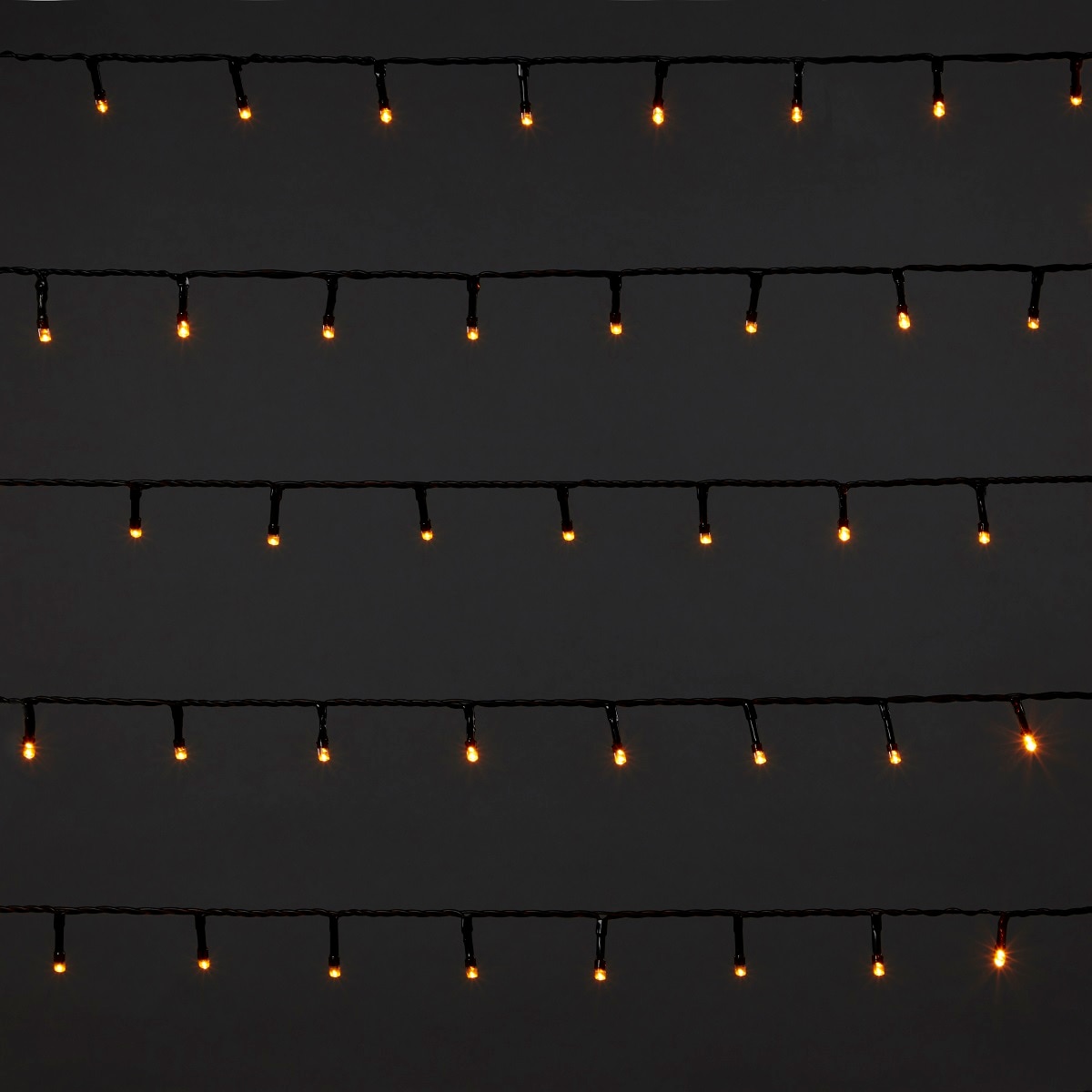 Instalatie de Craciun, 720 LED, 55 m, iluminare alb cald