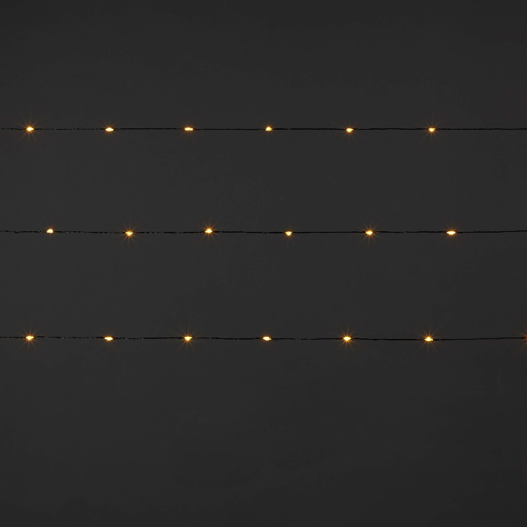 Instalatie Craciun 300 LED-uri, 26 m, 9W, lumina alb cald