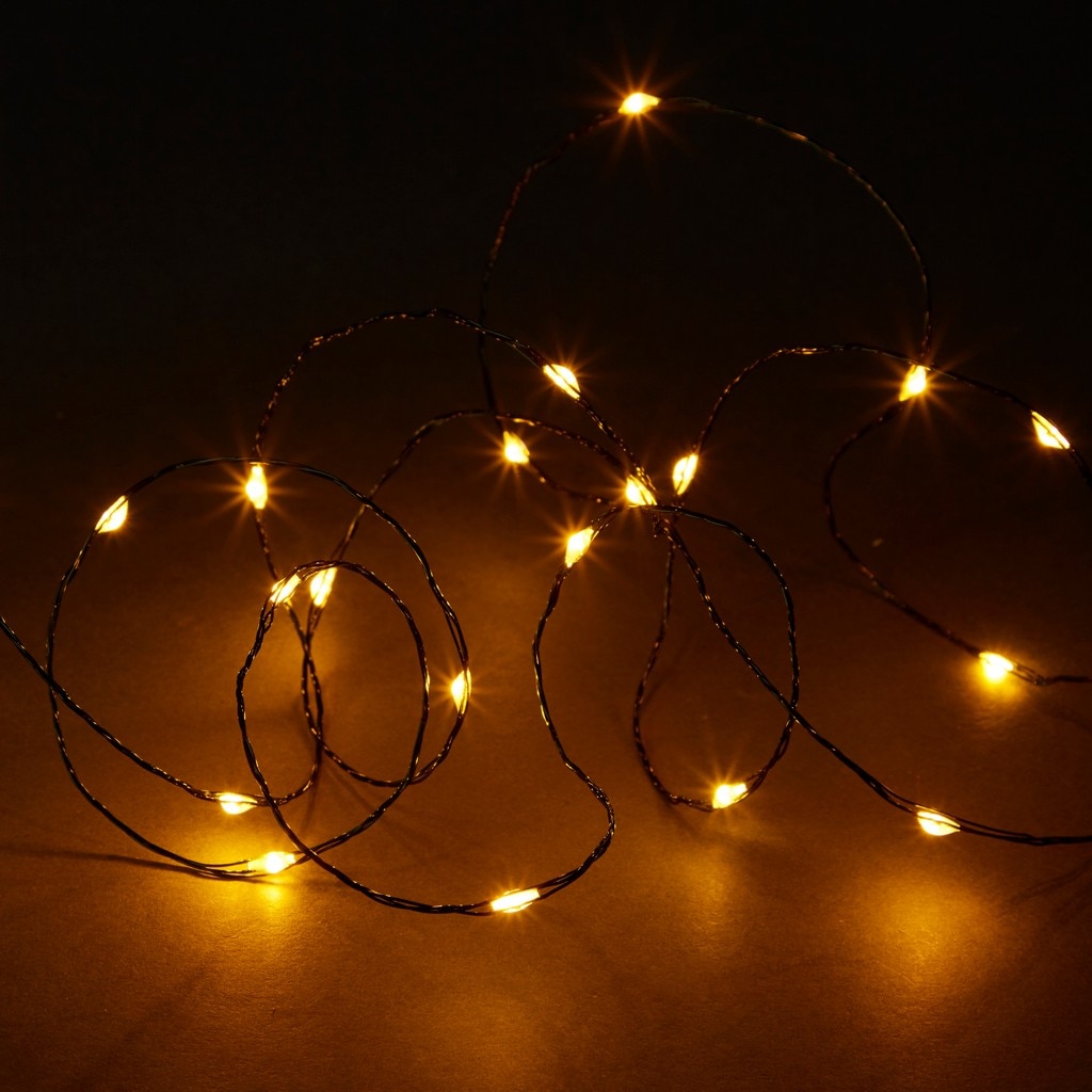 Instalatie Craciun 300 LED-uri, 26 m, 9W, lumina alb cald