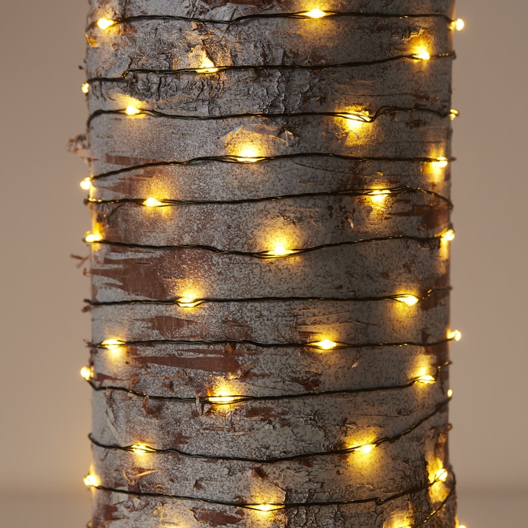 Instalatie Craciun 300 LED-uri, 26 m, 9W, lumina alb cald